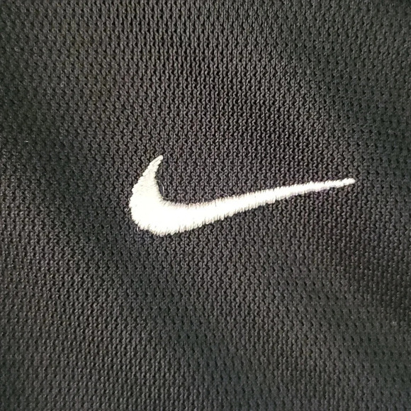 🛍Nike Full Zip Black White Striped Athletic Jacket Mens Size Medium - Picture 9 of 10